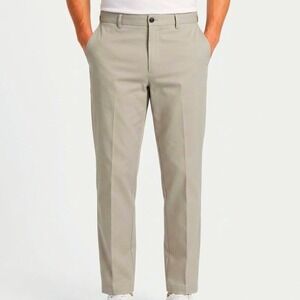 Brooks Brothers Advantage Chino Mens 40x32 Khaki Clark Fit Cotton Casual Office